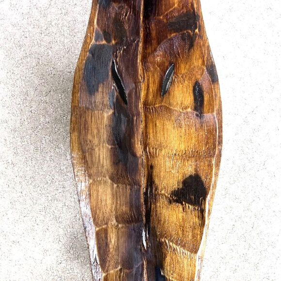 40” Wooden Wall Mask Tribal African Zebra Plaque Hanging Hand Carved Wood Decor - Picture 10 of 12